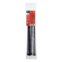 Gardner Bender 11 in. L Black Cable Tie 8 pk