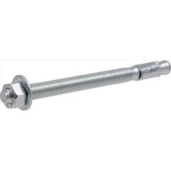 HILLMAN 3/8 in. D X 5 in. L Steel Round Head Wedge Anchor 10 pc