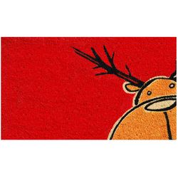 Calloway Mills 1.42 ft. W X 2.42 ft. L Multi-color Casual Coir Door Mat