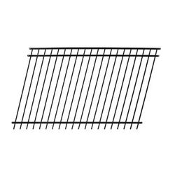 Fortress Building Products Versai 5 in. H X 8 in. W Powder Coated Black Steel Fence Panel