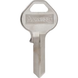 HILLMAN Traditional Key House/Office Key Blank 57 Single For Master Locks Silver
