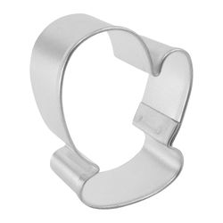 R&M International Corp 1 in. W X 2 in. L Mini Mitten Cookie Cutter Silver 1 pc