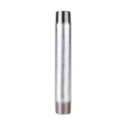 STZ Industries 1-1/2 in. MIP each X 1-1/2 in. D MIP Galvanized Steel 8 in. L Nipple