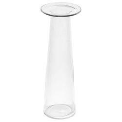 Karma 10.5 in. H X 3.5 in. L Clear Glass Alana Vase