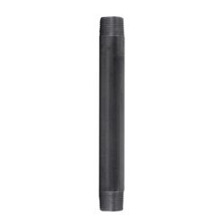 STZ Industries 1 in. MIP each X 1 in. D MIP Black Steel 10 in. L Nipple