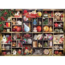 Eurographics Christmas Ornaments Jigsaw Puzzles Multicolored 1000 pc