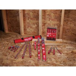 Milwaukee Speed Feed 5/8 in. X 6-1/2 in. L Steel Self-Feeding Wood Bit Quick-Change Hex Shank 1 pc