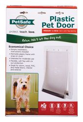 PetSafe 14 in. H X 9.25 in. W Medium Plastic Pet Door
