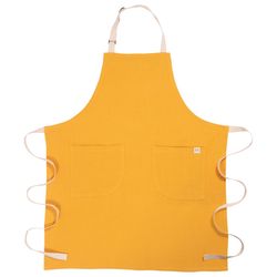 Monaco Ochre Cotton Apron