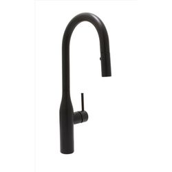 Huntington Brass One Handle Matte Black Pull-Down Kitchen Faucet