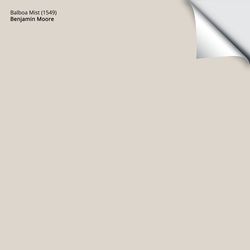 Benjamin Moore Balboa Mist Peel & Stick Color Sample OC-27