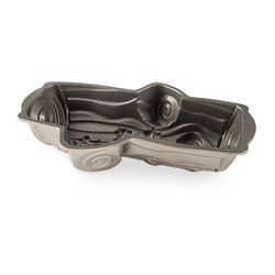 Nordic Ware 8 in. W X 14 in. L Yule Log Cakelet Pan Silver 1 pc