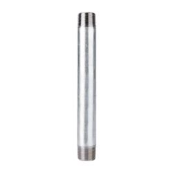 STZ Industries 2 in. MIP each X 2 in. D MIP Galvanized Steel 10 in. L Nipple