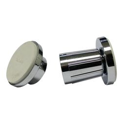 Plumb Pak Silver Steel Shower Rod Flange
