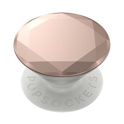 Popsockets Diamond Rose Gold Metallic Cell Phone Grip For All Mobile Devices