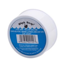 Black Swan White 3/4 in. W X 520 in. L PTFE Tape