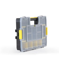 STANLEY Sort Master Junior 14.8 in. Organizer Black/Yellow