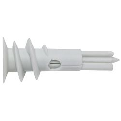 HILLMAN 1/2 in. D X 1.5 in. L Nylon Ribbed Head Drywall Anchors 100 pc