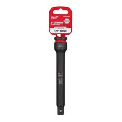 Milwaukee SHOCKWAVE 6 in. X 1/2 in. drive SAE 6 Point Impact Rated Extension 1 pc