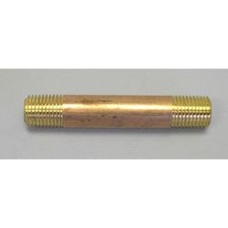 Campbell 2 in. MPT Red Brass Nipple 3 in. L