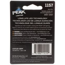 Peak LED Forward Lighting Miniature Automotive Bulb 1157