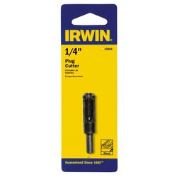 IRWIN 1/4 in. X 2 in. L High Carbon Steel Plug Cutter Round Shank 1 pc