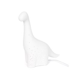 Simple Designs 11.1 in. White Table Lamp