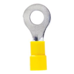 Jandorf 12-10 Ga. Insulated Wire Ring Terminal Yellow 5 pk