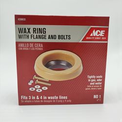 Ace #1 Wax Ring with Flange