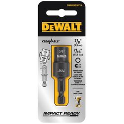 DEWALT Impact Ready 3/8,7/16 in. X 2 in. L Black Oxide Double-Ended Nut Driver 2 pc