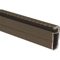 Prime-Line Brown Aluminum 3/4 in. W X 94 in. L Screen Frame 1 pk