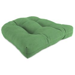 Jordan Manufacturing Green Olefin Wicker Seat Cushion 4 in. H X 19 in. W X 19 in. L