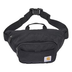 Carhartt Black Classic Waist Bag 6 in. H X 12 in. W