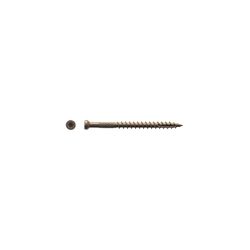 Big Timber No. 7 Sizes X 2-1/2 in. L Star Bronze Deep Finish Screw 142 pk
