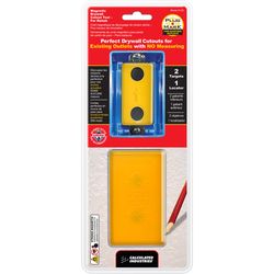 Calculated Industries Plug Mark Plastic Magnetic Drywall Cutout Tool 4.75 in. W X 11 in. L