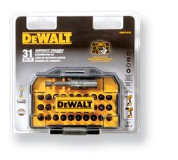 DeWalt Impact Ready Assorted X 1 in. L Screwdriver Bit Set Steel 31 pc