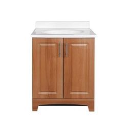 Royal Cabinets Single Oak Amati Bathroom Vanity 24 in. W X 17 in. D X 33.5 in. H