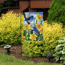 Briarwood Lane Garden Flag 12.5 in. H X 18 in. W