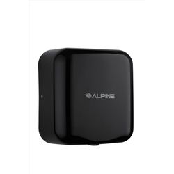 Alpine Industries Hemlock Black Plastic/Stainless Steel Air Towel Hand Dryer