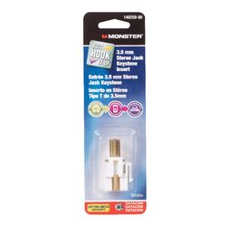 Monster Just Hook It Up Stereo Jack Cable 1 pk