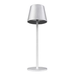 Denver 14.2 in. Matte White Table Lamp