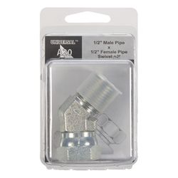 Apache Steel 1/2 in. D X 1/2 in. D Hydraulic Adapter 1 pk