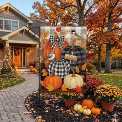 Briarwood Lane Fall Blessings Pumpkins Garden Flag