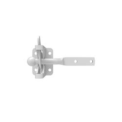 Barrette Outdoor Living 4.56 in. L White Steel Gravity Latch 1 pk