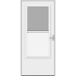 Larson 37084 Screen Away 81 in. H X 36 in. W Solid Wood White Mid-View Reversible Storm Door