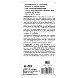 Star brite Teak Cleaner Liquid 16 oz