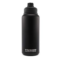 Yukon Outfitters 32 fl. oz. Black BPA Free Double Wall Water Bottle