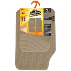 Armor All Brown Carpet Auto Floor Mats 4 pk