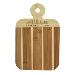 Totally Bamboo 9 in. L X 6 in. W X 0.5 in. Bamboo Serving & Cutting Board
