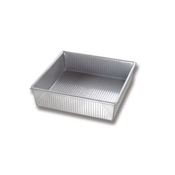 USA Pan 8-1/2 in. W X 8 in. L Cake Pan Silver 1 pk